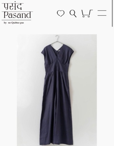 新品　未使用　ヌキテパ ne pas quittez  ワンピース　オールインワン