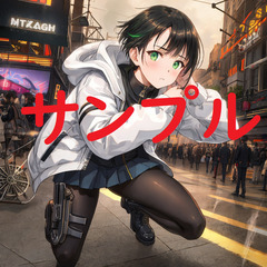 美少女 イラスト AI スチームパンク 近未来