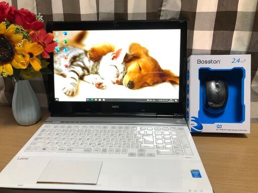 彡美品Ａ品・i7第4・爆速新品SSD240GB・Webｶﾒﾗ・WIN11・Win10選択可・メモリ8GB・NEC・クリスタルホワイト/
