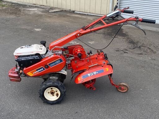 軽トラ貸します 初期不良対応OK オプションで新品爪と各種整備済 ヤンマー 4馬力 ハンドル180度回転 中耕、揚土 耕運機 PRT40 前6/後進2速