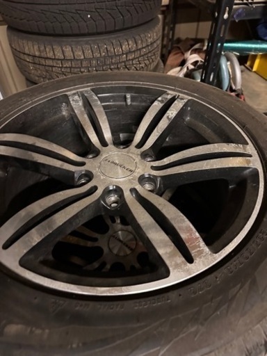 ハイエース　１８インチ　415コブラホイール　スタッドレス付き