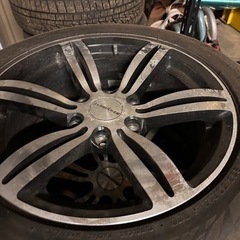 ハイエース　１８インチ　415コブラホイール　スタッドレス付き