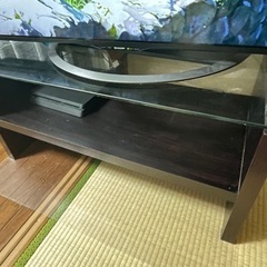 ガラステーブル センターテーブルの画像