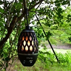 キャンプに最適🔥火踊るランタン型Bluetoothスピーカー✨の画像