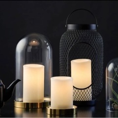 IKEA イケア　キャンドル　３個セットの画像