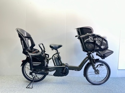 ヤマハパスキッス　3人乗り電動自転車　子供乗せシート付きのお買い得品　お子様の送迎に最適