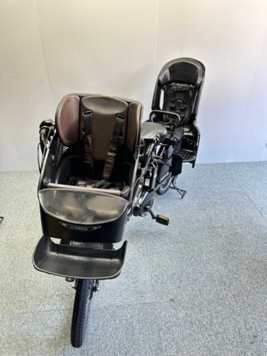 ヤマハパスキッス　3人乗り電動自転車　子供乗せシート付きのお買い得品　お子様の送迎に最適