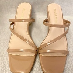 未使用 NATURAL BEAUTY BASIC ナローストラップミュール サイズM ナチュラルビューティーベーシックの画像