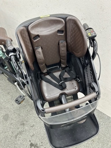 大型カゴあり　子供乗せ電動自転車　ブリヂストンアンジェリーノ  プティット大容量バッテリー　