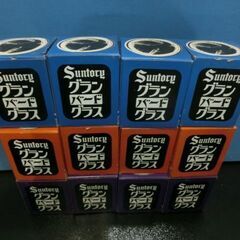 【非売品未使用】サントリー グランバードグラス 12個 角瓶40...