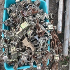 DIY 足場単管　250円1m  クランプ()の画像