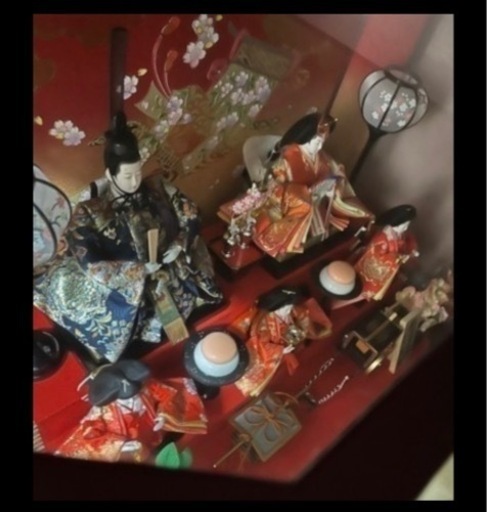 美品！ひな人形?ケース入り