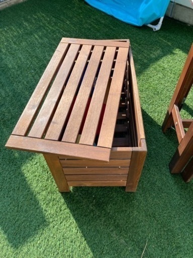 IKEA 庭用テーブルセット、エアコンカバー