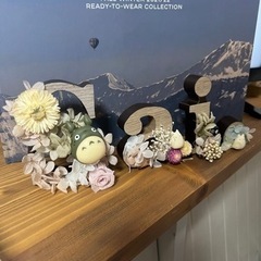 アルファベットオブジェ　オーダー作成の画像