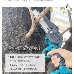 電動ノコギリの画像