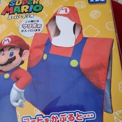 新品  スーパーマリオ　なりきりフード付きバスタオルの画像