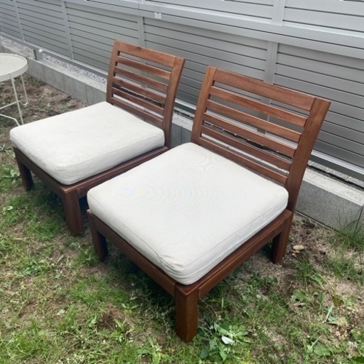 【IKEA】屋外用　チェア　ソファ　※表示価格は2脚4点　別売り可能