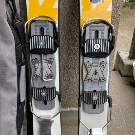 美品 ROSSIGNOL SHORT 7 ショートスキーセット おまけ付き スワロー 値下げ　ロシニョール　ファンスキー　ショートスキー　ケース付