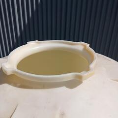 タンク 貯水タンク 円筒型 サミットタンク 1000L 蓋なし 排水口キズありの画像