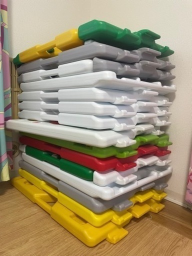 日本育児　ベビーサークル　大容量　15枚まとめ買い　はらぺこあおむし