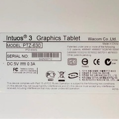 WACOM ペンタブレット　PTZ-630の画像