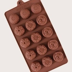 チョコ　抜き型　シリコーン　製氷皿の画像