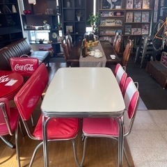 アメリカンダイナーテーブルチェアベンチセット (なの) 名古屋の