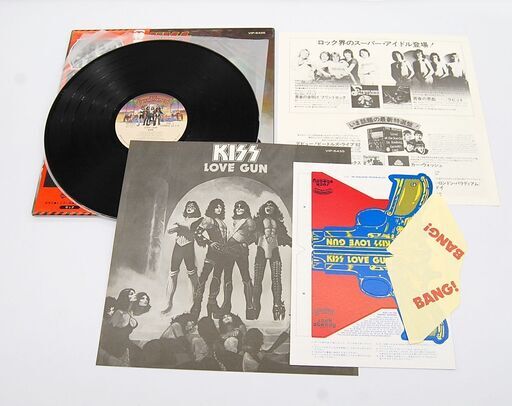 LPレコード KISS ラブ・ガン VIP-6435 特典ラブガン付き(未組立