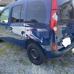 ルノー　カングー　H23年　車検R6年6月20日　119000ｋ　青　2ＷＤの画像