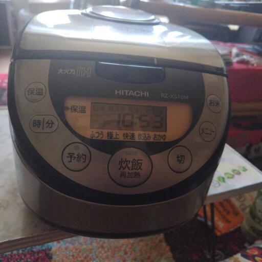 HITACHI  IHジャー炊飯器   5.5合炊き   RZ-XS10M　2016年製