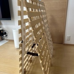 取引中　すのこベット　シングルサイズ　折りたたみの画像