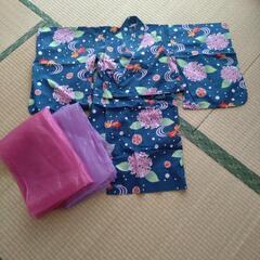 子供用浴衣　ワンピースの画像