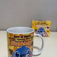 🌈新品未使用　ステッチ　大きめマグカップ　ディズニー