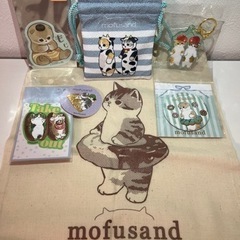 mofusand アクリルチャーム ステッカー 缶バッジ トート...