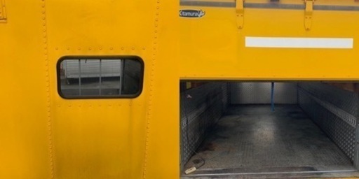 No.798 アルミバン 3ｔ 車  アルミ 箱 バイク 倉庫 トラック コンテナ 米 保管庫 物置 DIY