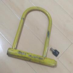 バイク(原付？)車輪ロック