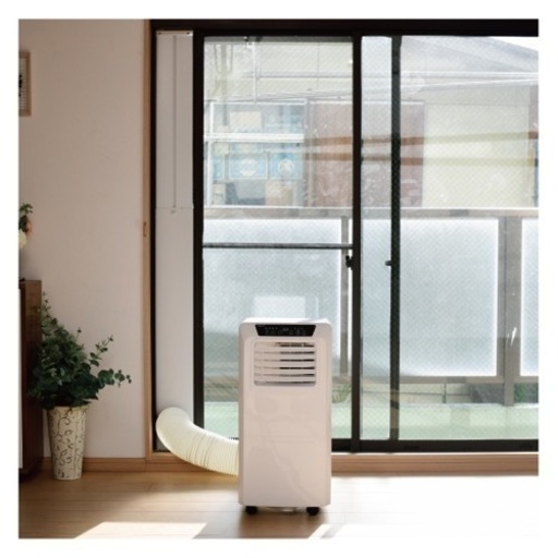 未使用】工事不要♪ 移動式クーラー 主に6畳用 〖冷風・除湿・換気〗1