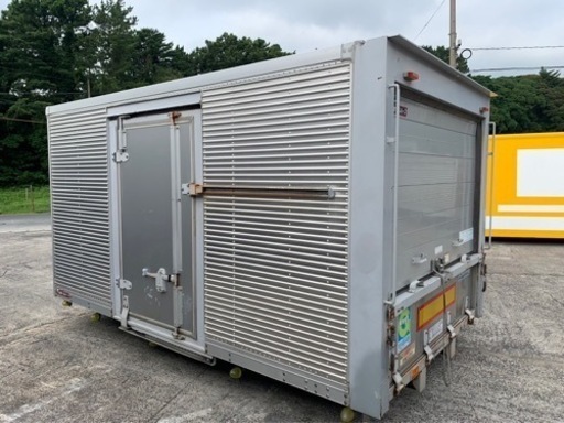 No.799 アルミバン 3ｔ 車  アルミ 箱 バイク 倉庫 トラック コンテナ 米 保管庫 物置 DIY