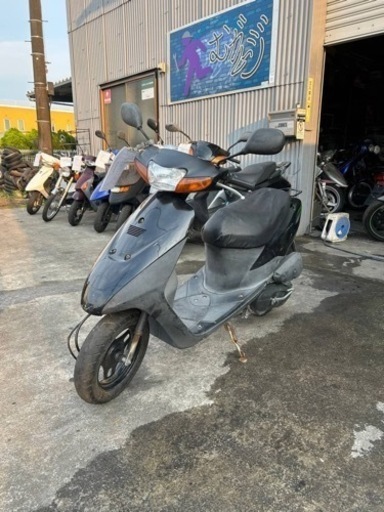 レッツ2黒サイドスタンド