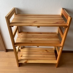 パイン材　シェルフ