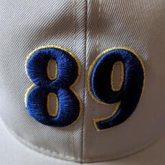 ☆89 BASEBALL DAYベージュ帽子☆新品未使用品の画像