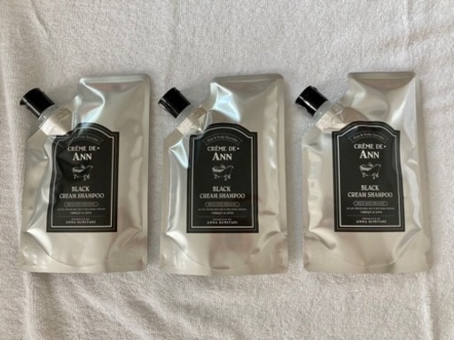 クレムドアン【新品未使用】黒髪ケア用ブラック生クリームシャンプー3本セット