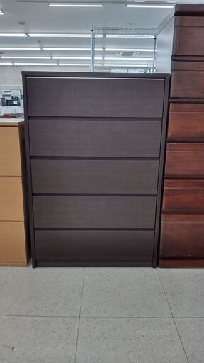 ★ジモティ割あり★ 株式会社サン チェスト ダークブラウン H116.5×D45×W80 クリーニング済み TJ1481