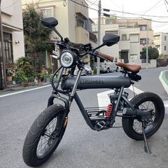 遠距離走行可能な電動バイク【COSWHEEL SMARTEV】展示品！試乗可能！只今走行距離　110km!!!の画像