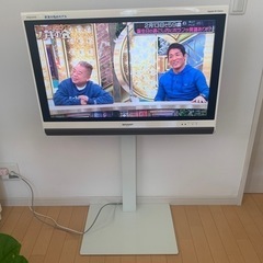 AQUOS 32型テレビ& 壁寄せ テレビスタンド付き