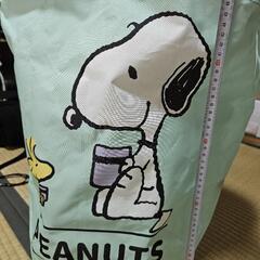 スヌーピー　ランドリーバックの画像