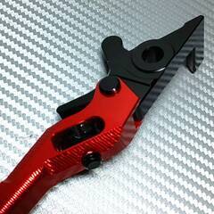 NMAX アジャストレバー◇レッド◇新品◇無段階調整式◇ SE86J SED6J SG50J ◇ NMAX125 NMAX155 の画像