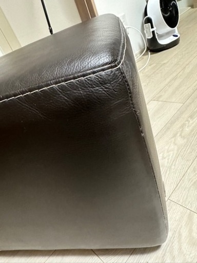 美品　レザーオットマン