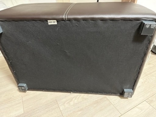 美品　レザーオットマン