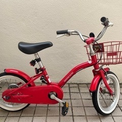 アサヒ　子供用自転車　14インチ　レッド